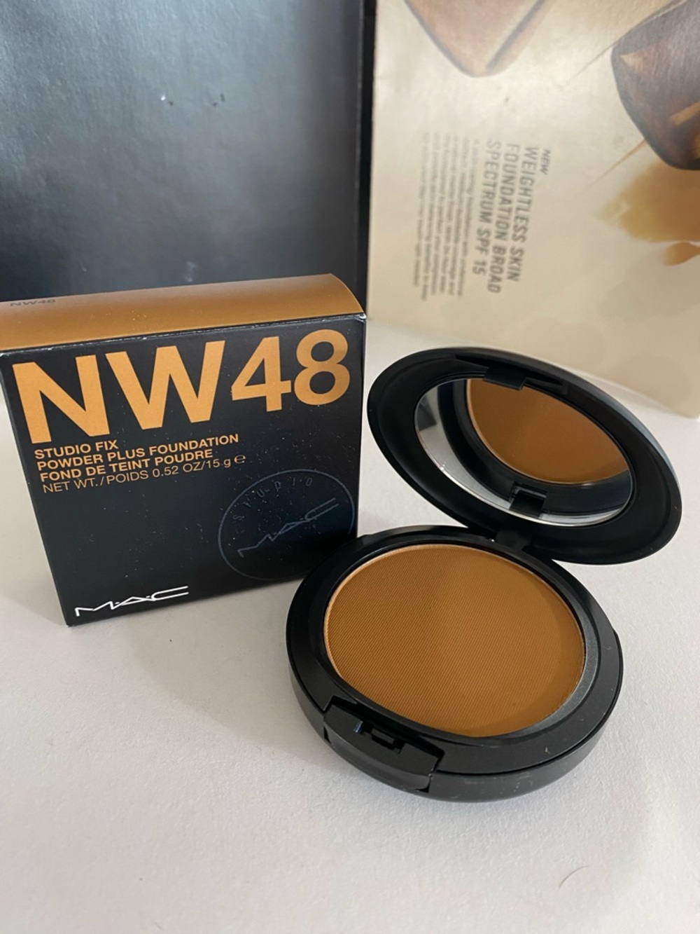 NW48 ~ MAC Studio Fix Powder Plus Foundation, 0.52 OZ, Original /Old Formula NEW